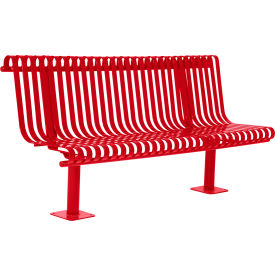 UltraSite® Kensington Bench w/ Back Surface Mount 72