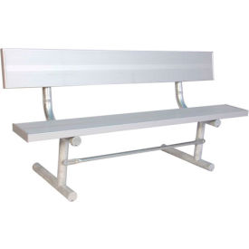 6' Aluminum Park Bench w/ Back 940P-A6