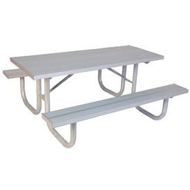 8' Extra Heavy Duty Picnic Table Aluminium G238-A8