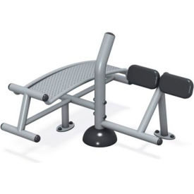 ActionFit Inground Mounted Sit-Up/Back Extension Gray UP168S