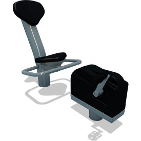 ActionFit Inground Mounted Recumbent Cycle Black UP215S