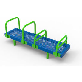 ActionFit Bench Dip Station & UP197 Sign Multi-colored UP253/UP197