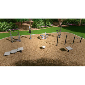 ActionFit Inground Mounted Endurance Course Multi-colored UP307S