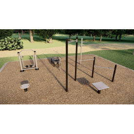 ActionFit Inground Mounted Combination Course 2.0 Multi-colored UP315S