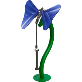 Freenotes Toddler Butterfly with Inground Mount Kit Indigo BFLY-I-IG-T