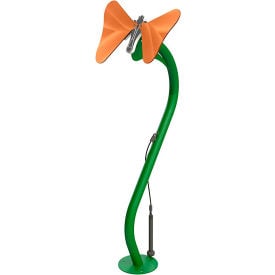 Freenotes Butterfly with Inground Mount Kit Orange BFLY-O-IG