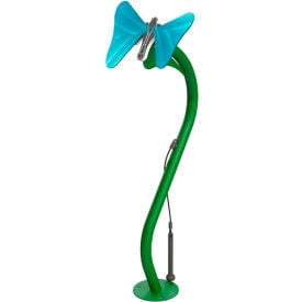 Freenotes Butterfly with Inground Mount Kit Turquoise BFLY-T-IG