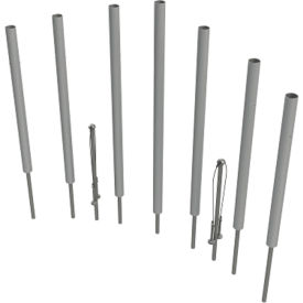 Freenotes Contrabass Chimes with Surface Mount Kit Silver CCH-SM