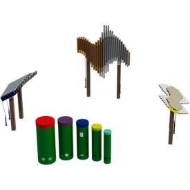 Freenotes Deluxe Steel Surface Mount Ensemble Collection COL-DLX-SM-STL