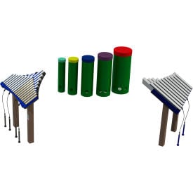 Freenotes Starter Steel Inground Ensemble Collection COL-STRT-IG-STL