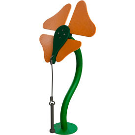 Freenotes Flower Toddler with Inground Mount Kit Orange FWR-O-IG-T