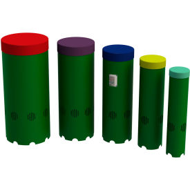 UltraPlay® Toddler Tuned Drums Inground Mount Rainbow Caps TD-IG-T-R
