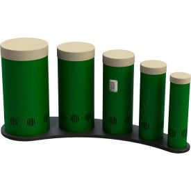 UltraPlay® Toddler Height Tuned Drums with Portable Mount Kit Taupe Caps TD-PM-T-N