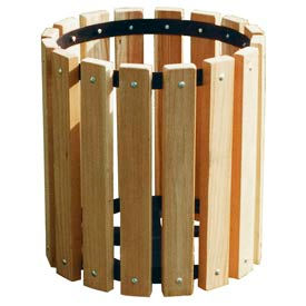 Pressure Treated Wood Garbage Can - 32 Gallon TR-32-PT / IG KIT