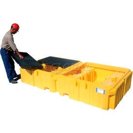 UltraTech Ultra-Twin IBC Spill Pallet® 1144 with Drain 1144