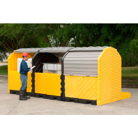 UltraTech Ultra-Modular IBC Spill Pallet® 3-Tank Outdoor Model 355 Gallon Capacity 1166