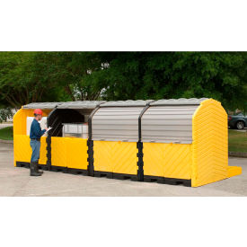 UltraTech Ultra-Modular IBC Spill Pallet® 4-Tank Outdoor Model 365 Gallon Capacity 1167