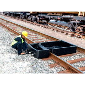 UltraTech 8490 Ultra-Track Berm® 4' x 6' O.D. 40 oz. PVC Black 8490