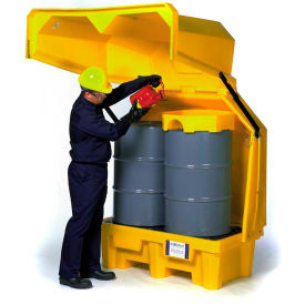 UltraTech Ultra-Hard Top Spill Pallet® 1082 Gull Wing Model P2- 2 Drum No Drain 1082