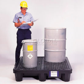 UltraTech Ultra-Spill® Economy Containment Pallet 1112 P4 4-Drum with No Drain 1112