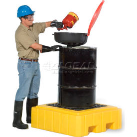UltraTech Ultra-Spill Pallet Plus® Containment Pallet 9607 P1 1-Drum with Drain 9607