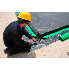 UltraTech 8334 Ultra-Containment Berm® Ground Tarp 19' x 70' Black 18 oz. PVC 8334