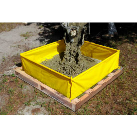 UltraTech 3512 Ultra-Aqua Staging Pool YellowConcrete Washout Berm 48