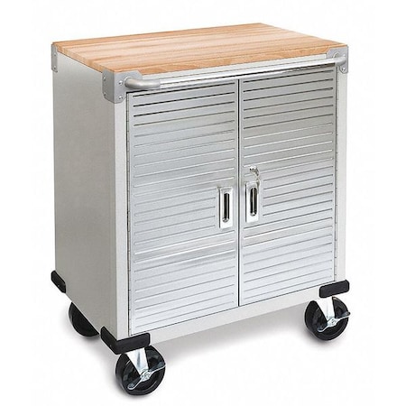 Rolling Cabinet, UltraHD, 2-Door, Granite MPN:UHD20227B