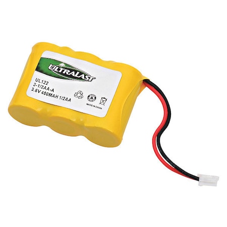 Battery 3.6 Volt Nickel Cadmium Ultralast Cordless Phone Battery MPN:3-1/2AA-A