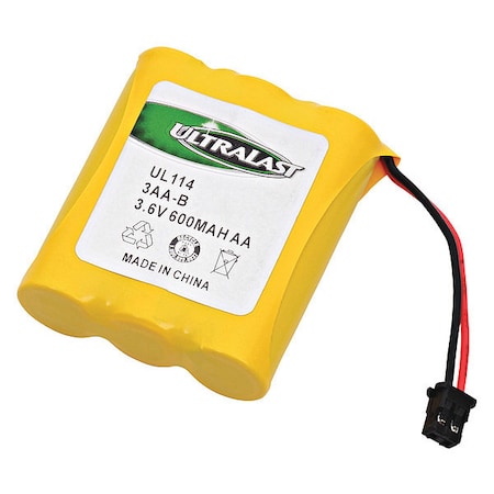 Battery 3.6 Volt Nickel Cadmium Ultralast Cordless Phone Battery MPN:3AA-B