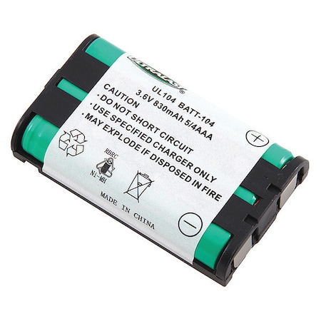 Dantona Cordless Phone Battery - For Phone - Battery Rechargeable - 830 mAh - 3.6 V DC MPN:BATT-104