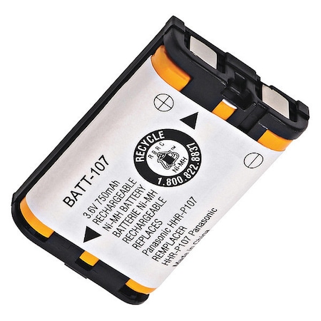 Dantona BATT-107 Cordless Phone Battery - For Phone - Battery Rechargeable - 700 mAh - 3.6 V DC MPN:BATT-107