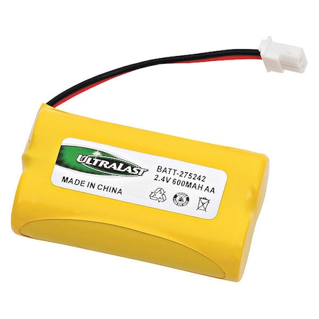 Battery 2.4 Volt Nickel Cadmium Ultralast Cordless Phone Battery MPN:BATT-275242