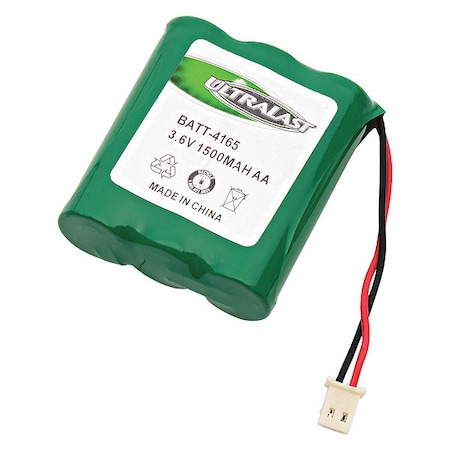 Battery 3.6 Volt Nickel Metal Hydride Ultralast Cordless Phone Battery MPN:BATT-4165