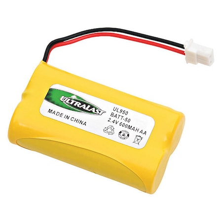 Battery 2.4 Volt Nickel Cadmium Ultralast Cordless Phone Battery MPN:BATT-50