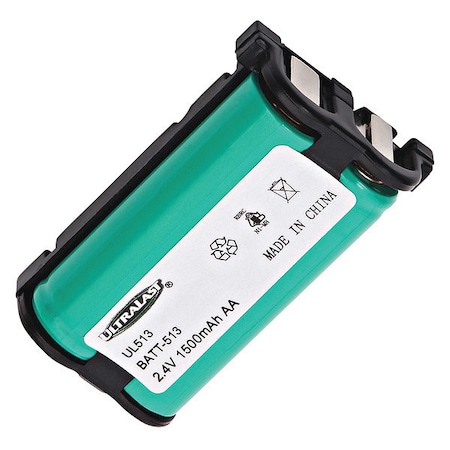Battery 2.4 Volt Nickel Metal Hydride Ultralast Cordless Phone Battery MPN:BATT-513