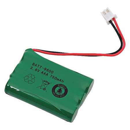 Battery 3.6 Volt Nickel Metal Hydride Ultralast Cordless Phone Battery MPN:BATT-9600