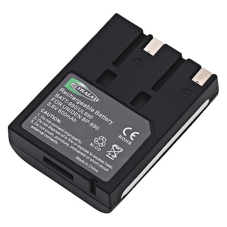 Battery 3.6 Volt Nickel Cadmium Ultralast Cordless Phone Battery MPN:BATT-990