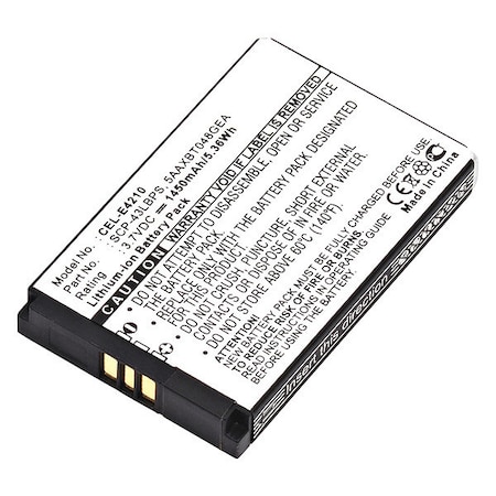 Battery 3.7 Volt Lithium Ion Ultralast Cellular Phone/Smart Phone Battery MPN:CEL-E4210