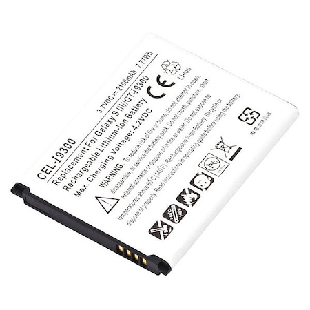 Dantona Battery - For Cell Phone - Battery Rechargeable - 2100 mAh - 3.7 V DC - 1-/ Pack MPN:CEL-I9300