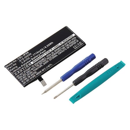 Dantona Battery - For Cell Phone - Battery Rechargeable - 1715 mAh - 3.8 V DC - 1-/ Pack MPN:CEL-IP6S