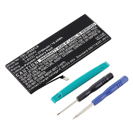 Battery 3.8 Volt Lithium Polymer Ultralast Cellular Phone/Smart Phone Battery MPN:CEL-IP6SPLS