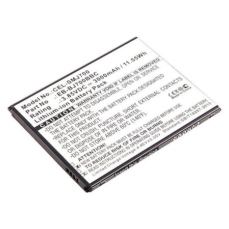 Battery 3.8 Volt Lithium Ion Ultralast Cellular Phone/Smart Phone Battery MPN:CEL-SMJ700