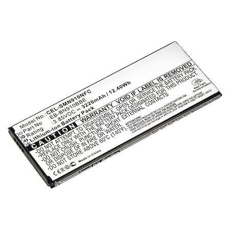 Battery - For Cell Phone - Battery Rechargeable - 3220 mAh - 3.85 V DC - 1-/ Pack MPN:CEL-SMN910NFC