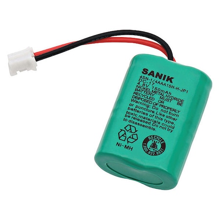 Dantona Battery - Battery Rechargeable - 150 mAh - 4.8 V DC - 1-/ Pack MPN:DC-17