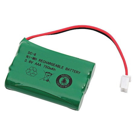 Dantona Battery - Battery Rechargeable - 750 mAh - 3.6 V DC - 1-/ Pack MPN:DC-6