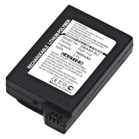 Battery 3.7 Volt Lithium Polymer Ultralast Video Game Battery MPN:GBASP-3LI