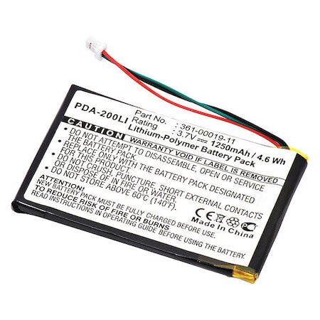 Dantona PDA-200LI GPS Device Battery - For GPS Device - Battery Rechargeable - 1250 mAh - 3.7 V DC MPN:PDA-200LI