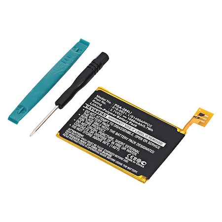 Battery 3.7 Volt Lithium Polymer Ultralast MP3 Battery MPN:PDA-394LI