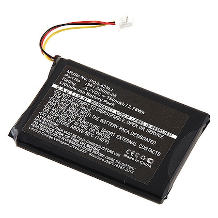 Battery 3.7 Volt Lithium Ion Ultralast GPS battery MPN:PDA-425LI